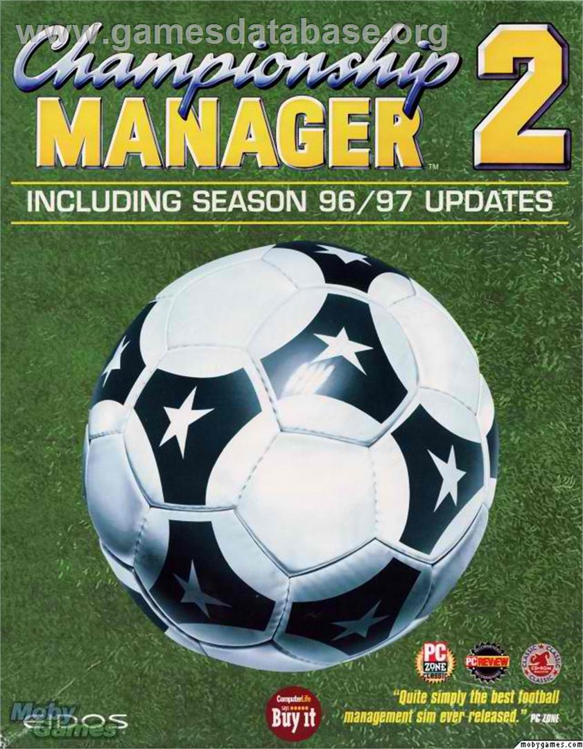 Championship Manager 2 - Including Season 96/97 Updates - Microsoft DOS - Artwork - Box