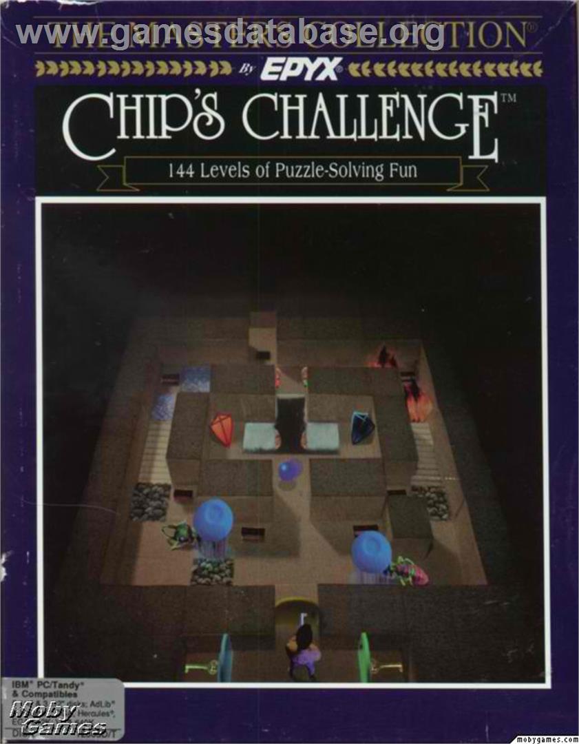 Chip's Challenge - Microsoft DOS - Artwork - Box