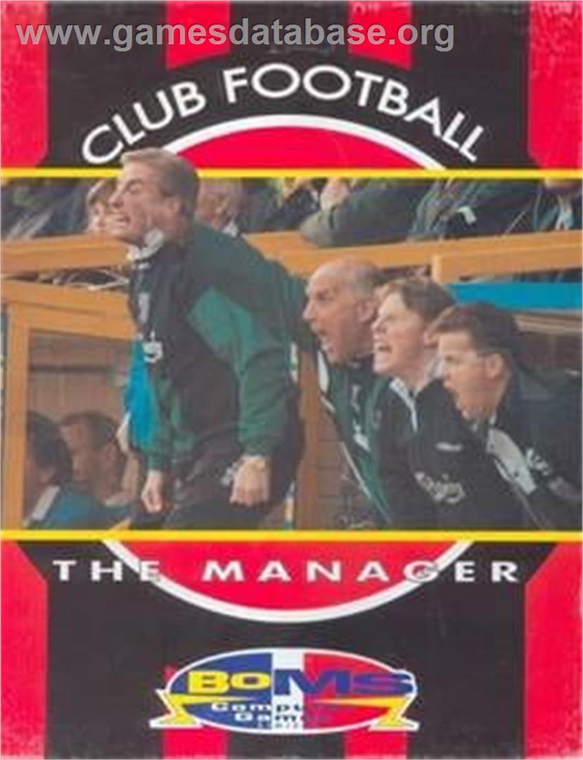 Club Football - The Manager - Microsoft DOS - Artwork - Box