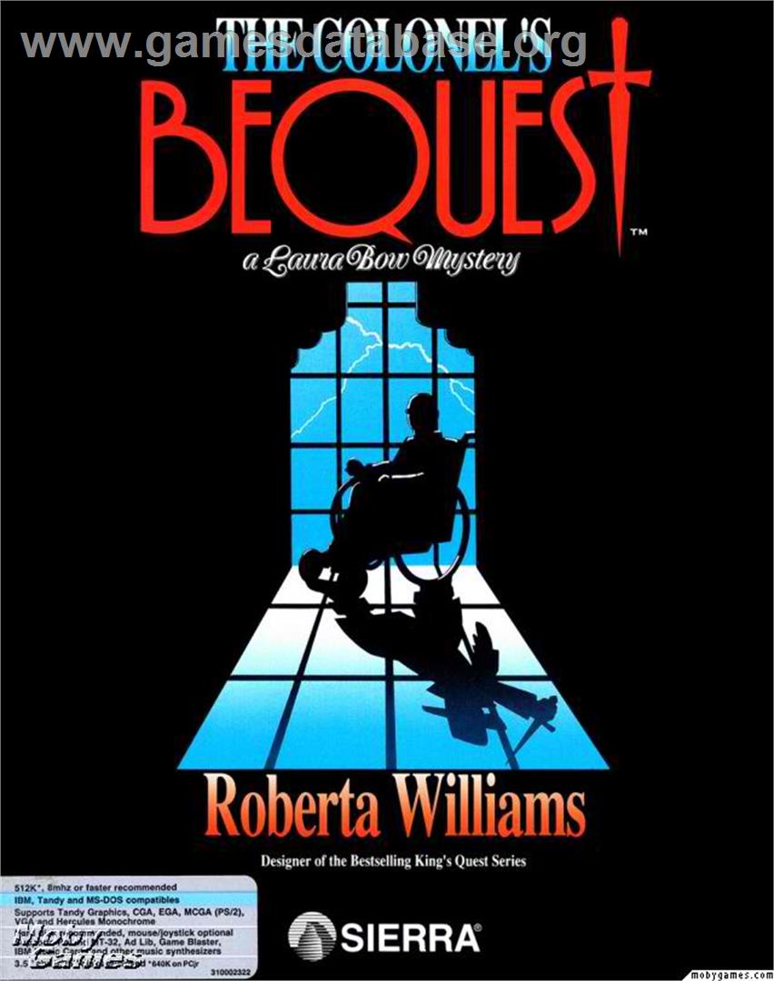Colonel's Bequest, The - Microsoft DOS - Artwork - Box