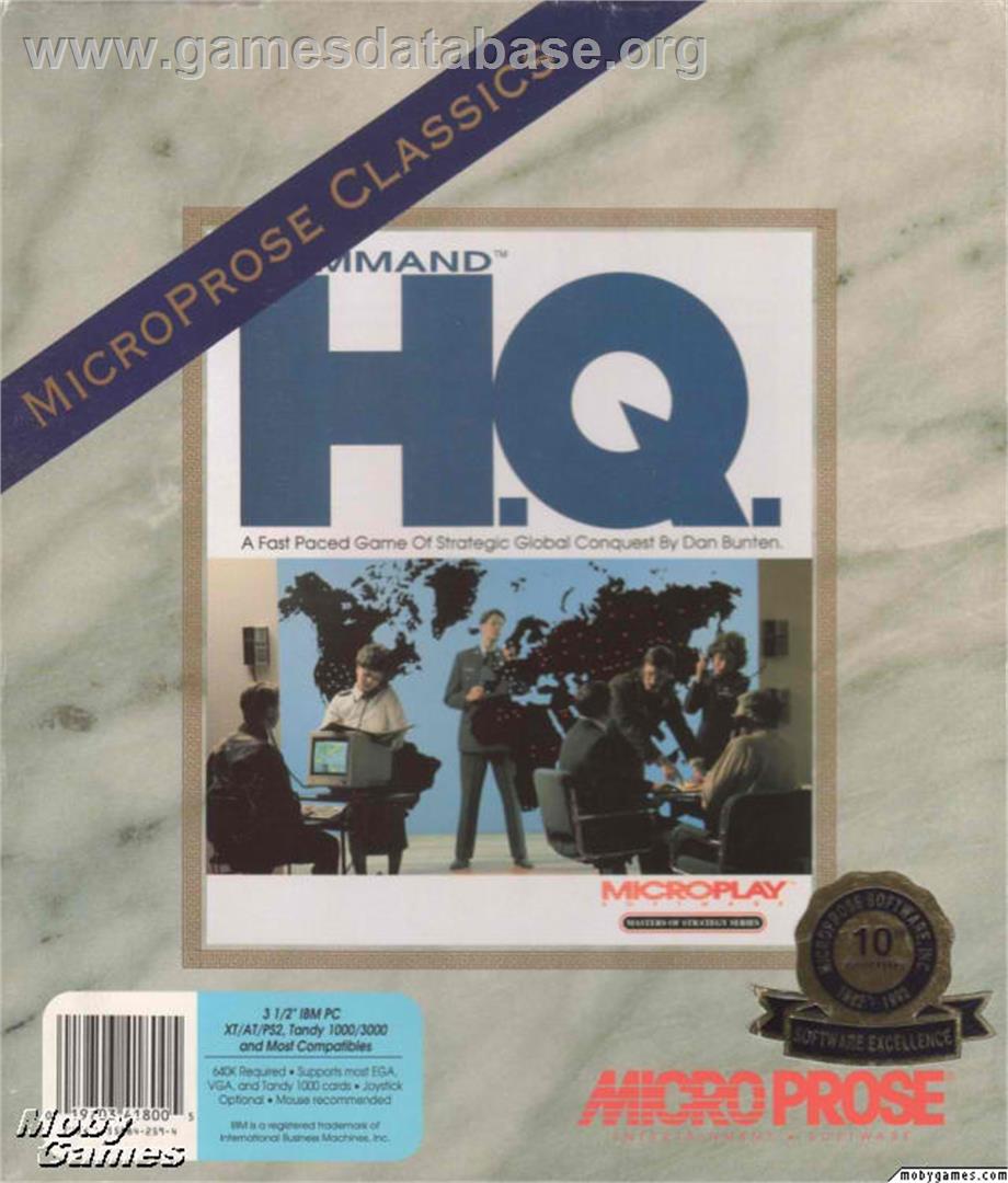 Command H.Q. - Microsoft DOS - Artwork - Box