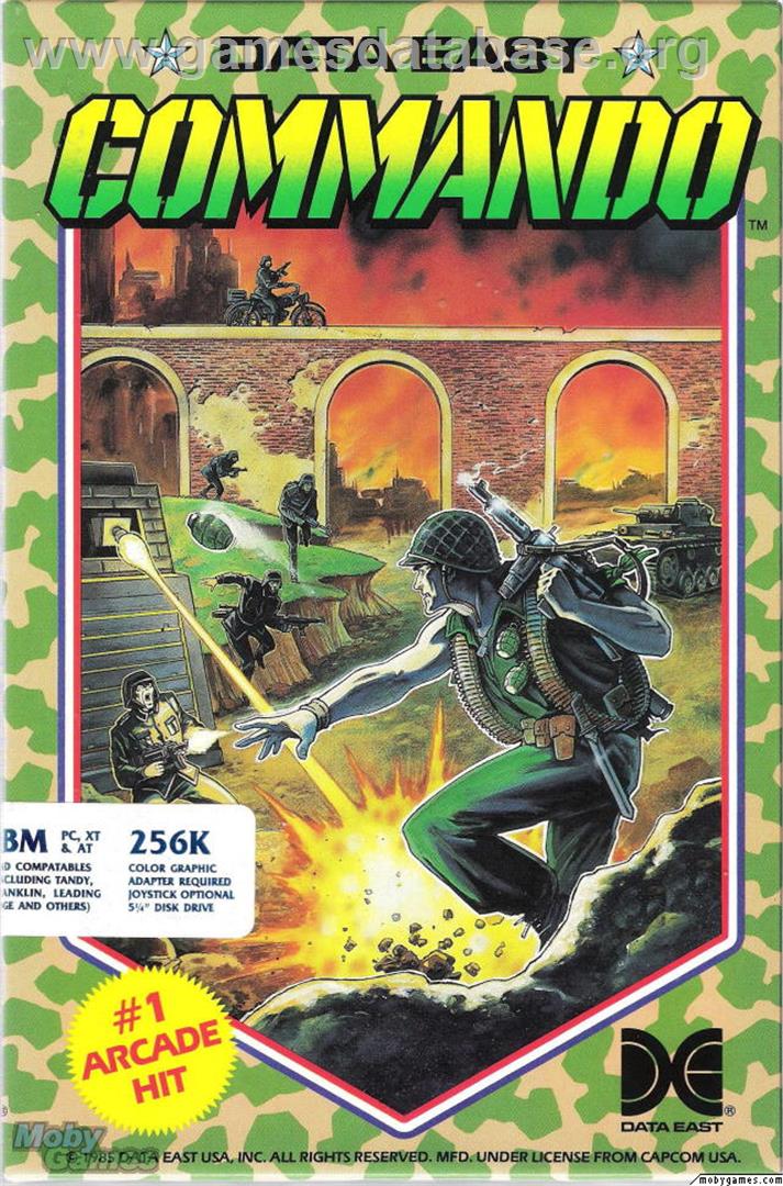 Commando - Microsoft DOS - Artwork - Box