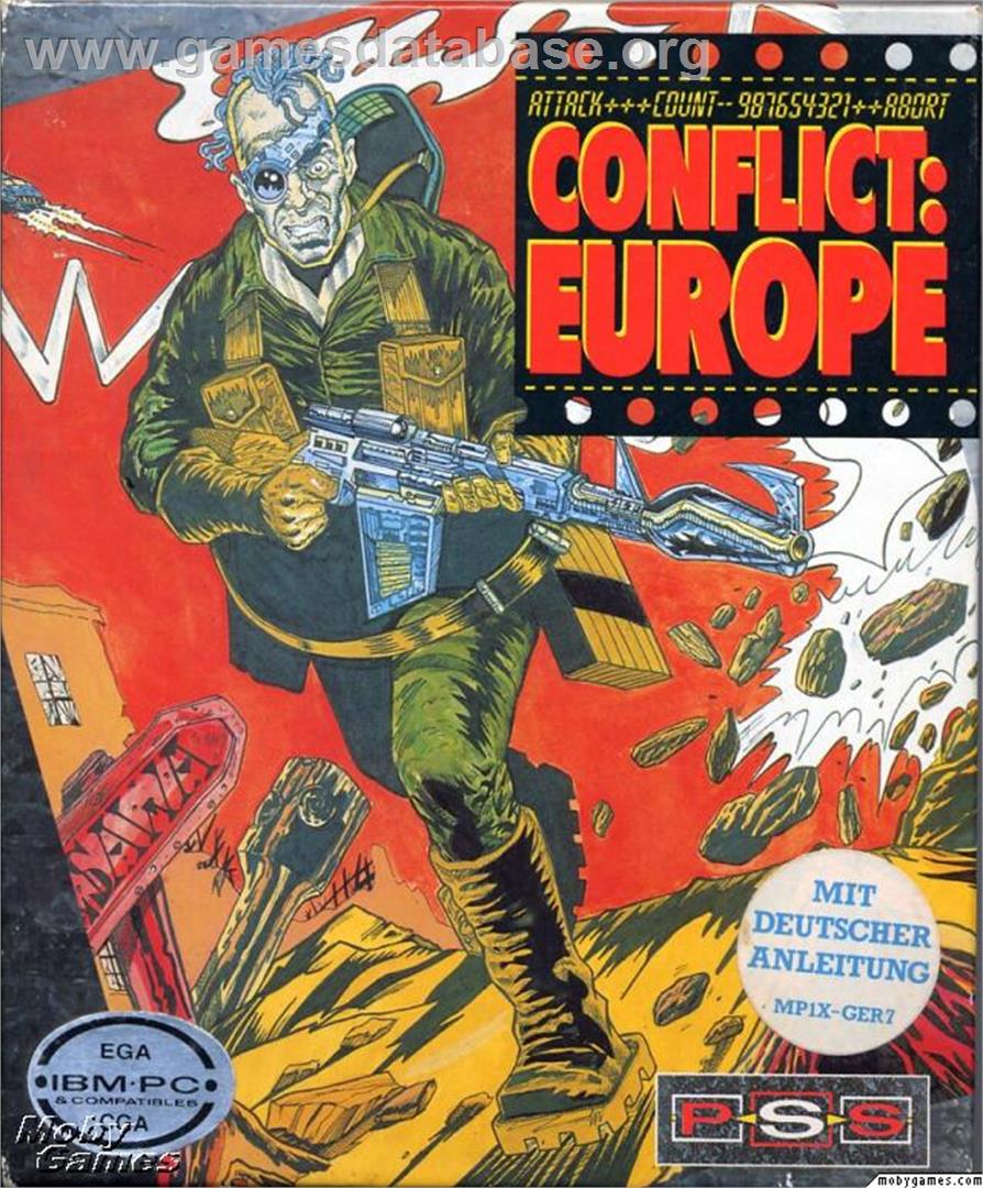 Conflict - Europe - Microsoft DOS - Artwork - Box