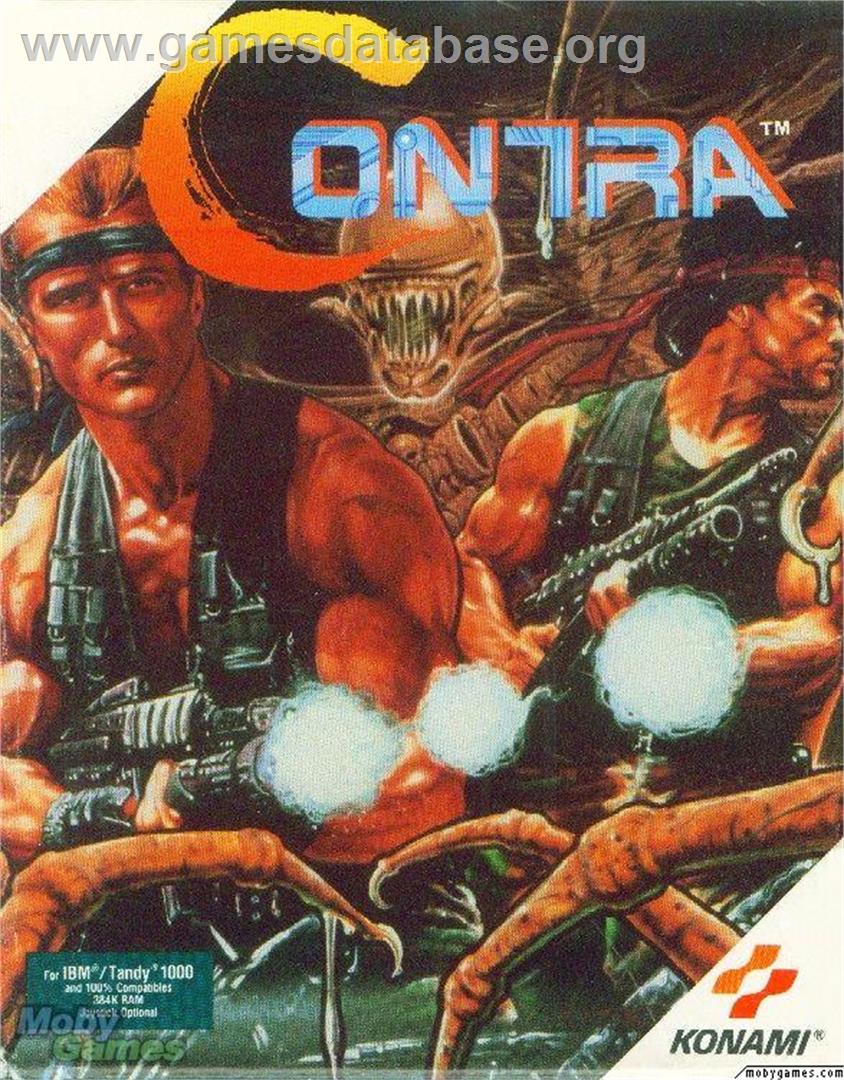 Contra - Microsoft DOS - Artwork - Box