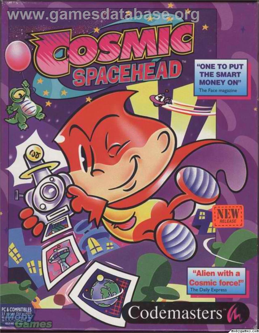 Cosmic Spacehead - Microsoft DOS - Artwork - Box
