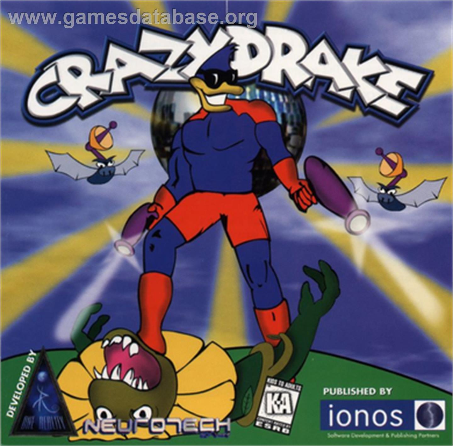 Crazy Drake - Microsoft DOS - Artwork - Box