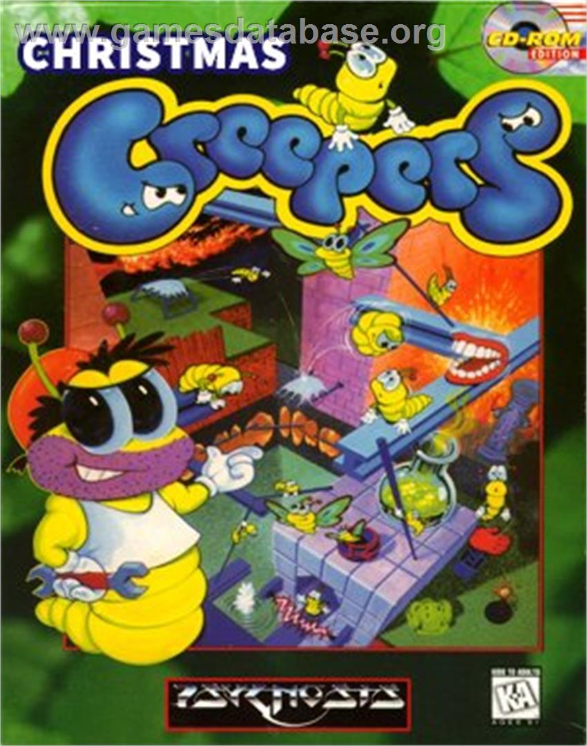 Creepers Christmas - Microsoft DOS - Artwork - Box