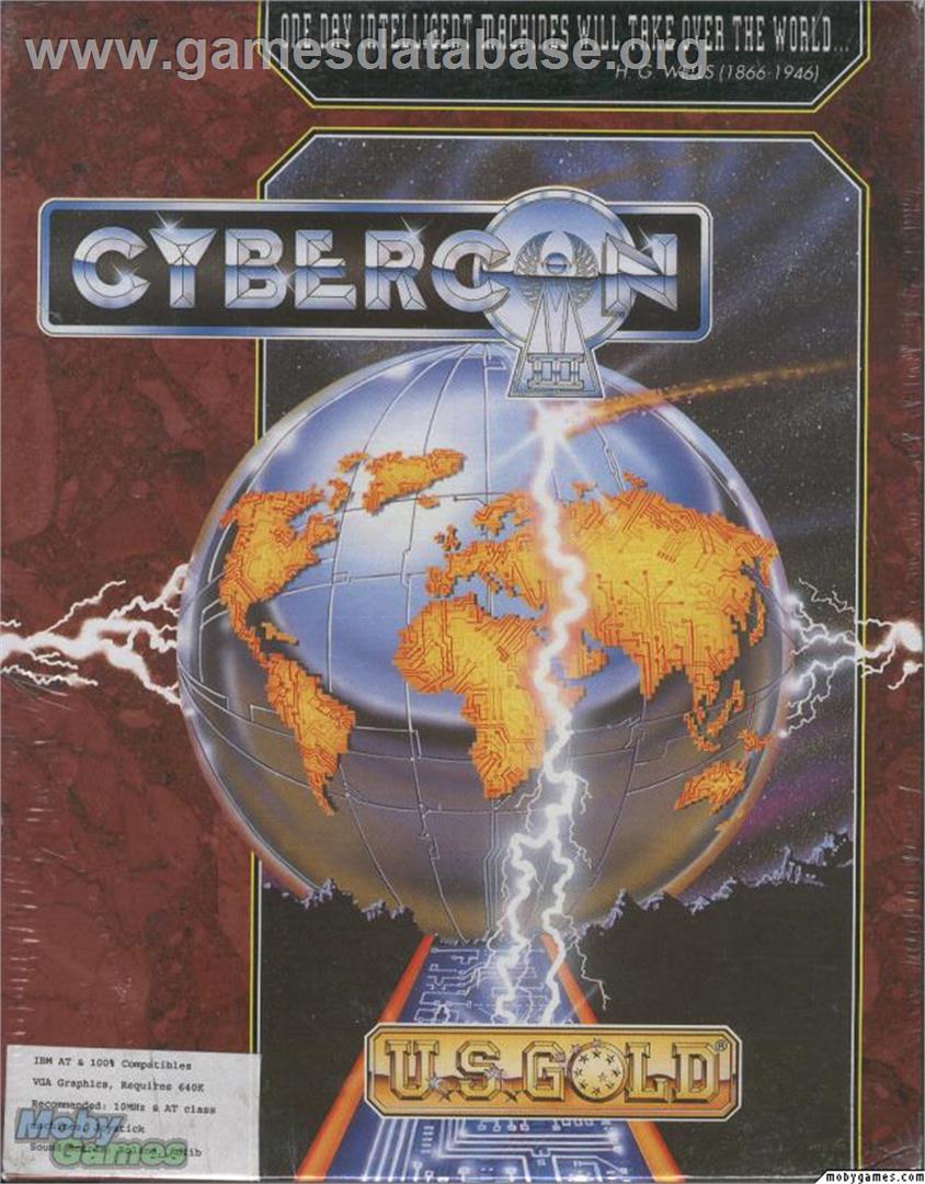 Cybercon 3 - Microsoft DOS - Artwork - Box