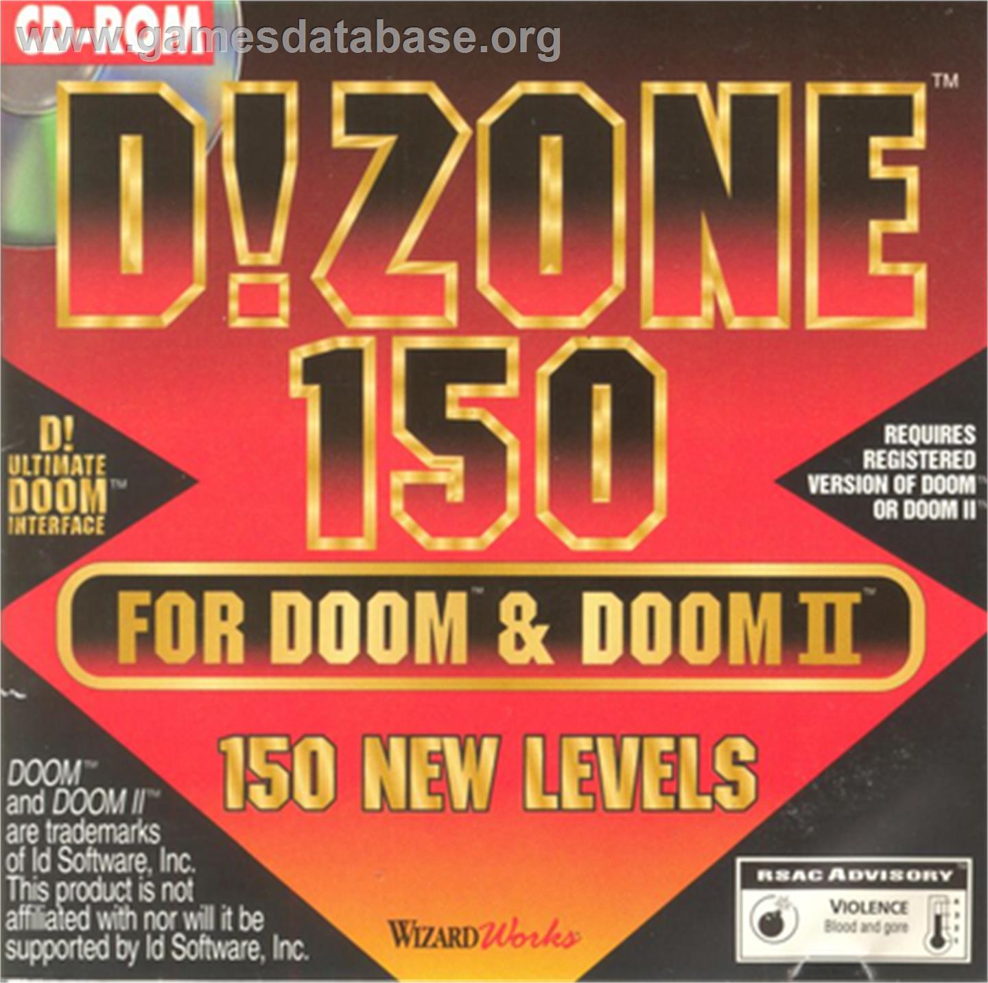 D!Zone 150 - Microsoft DOS - Artwork - Box