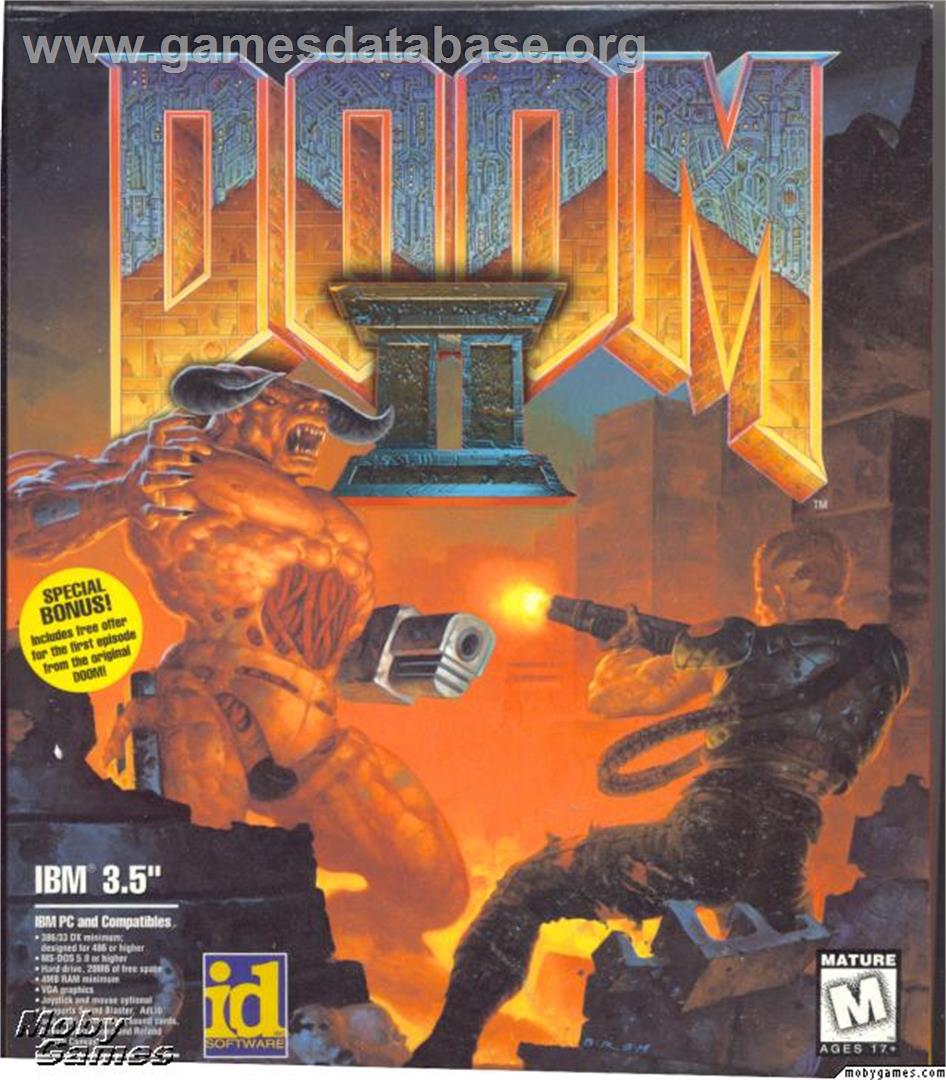 DOOM 2 - Microsoft DOS - Artwork - Box