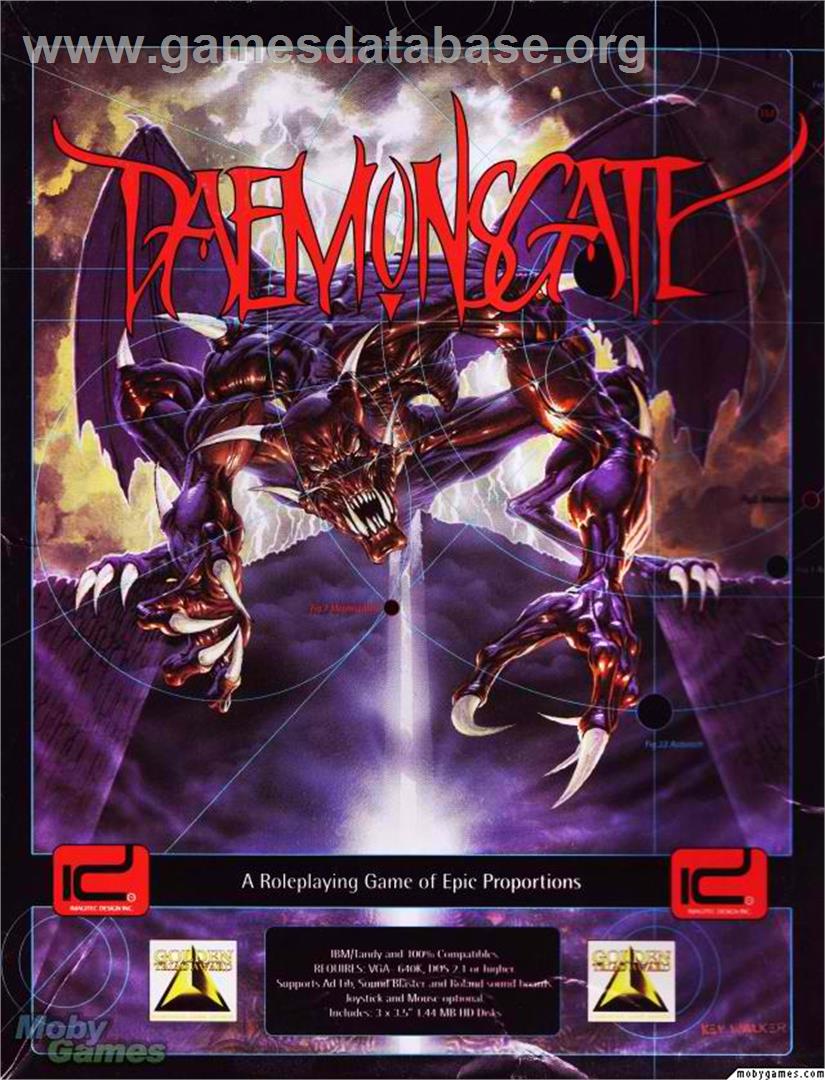 Daemonsgate - Microsoft DOS - Artwork - Box