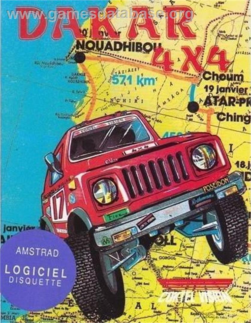 Dakar 4x4 - Microsoft DOS - Artwork - Box