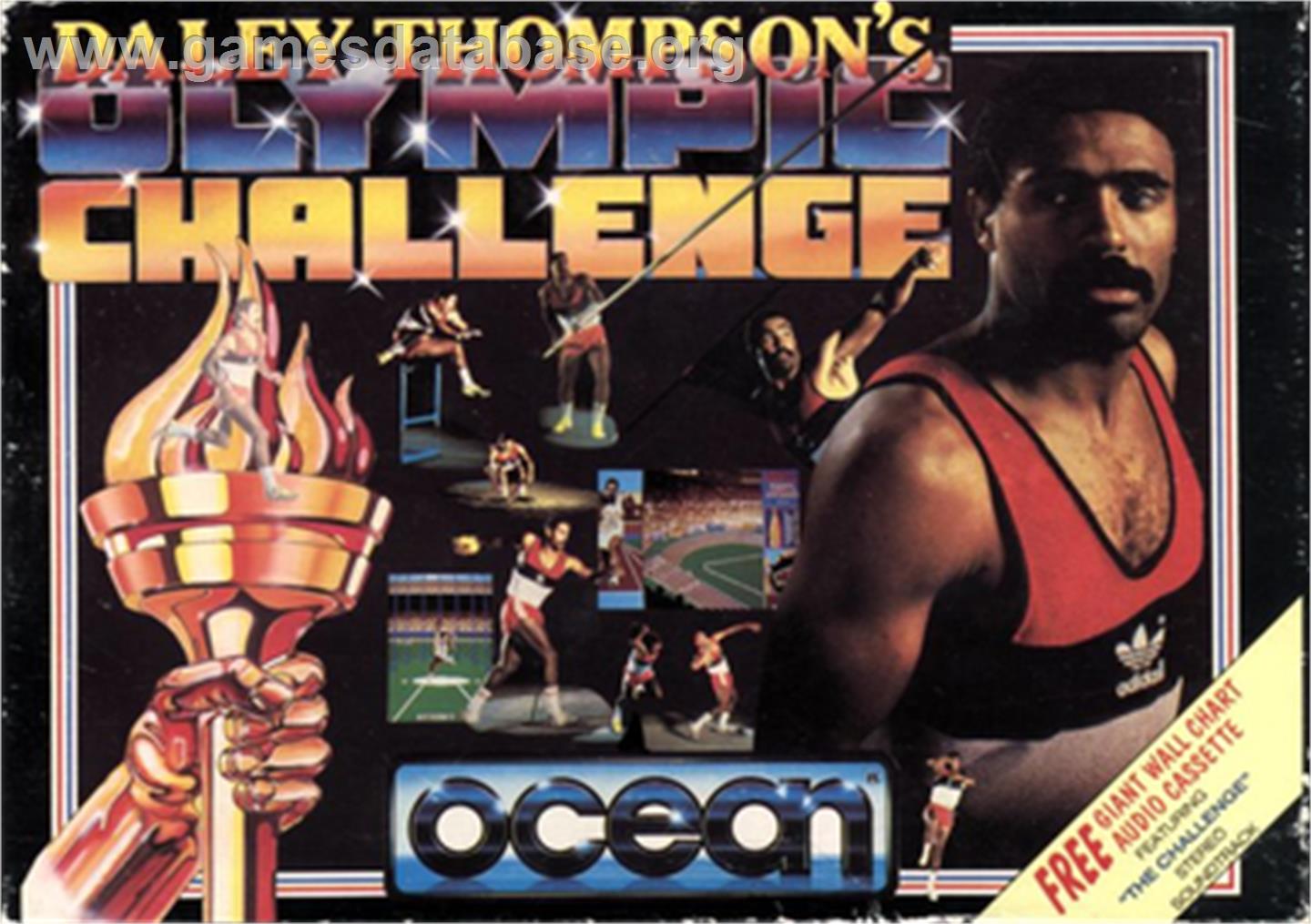 Daley Thompson's Olympic Challenge - Microsoft DOS - Artwork - Box