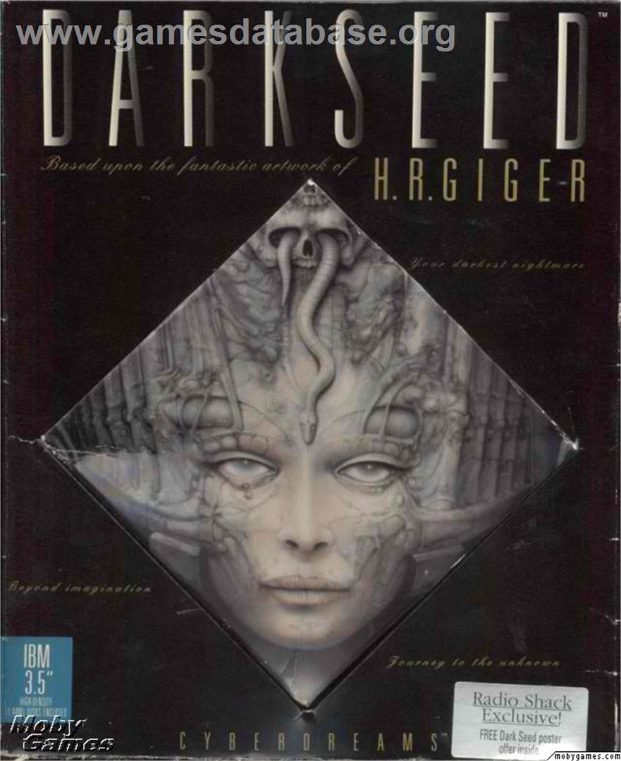 Dark Seed - Microsoft DOS - Artwork - Box