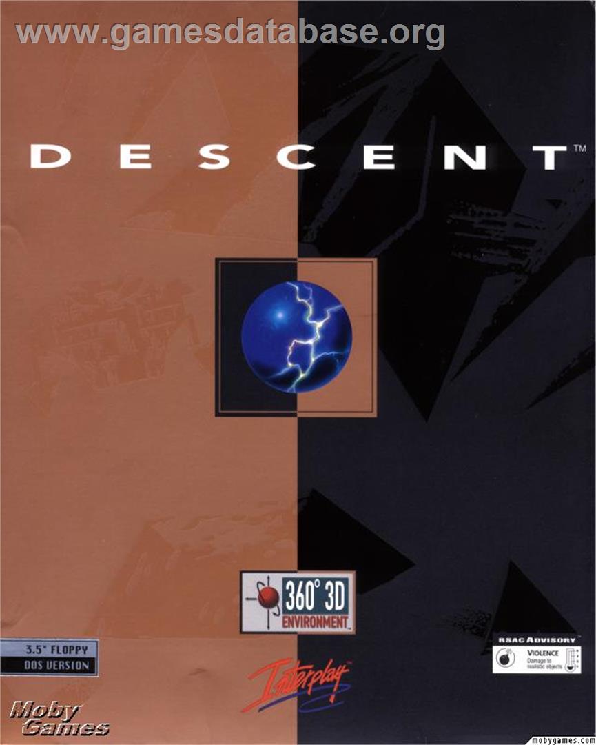 Descent - Microsoft DOS - Artwork - Box