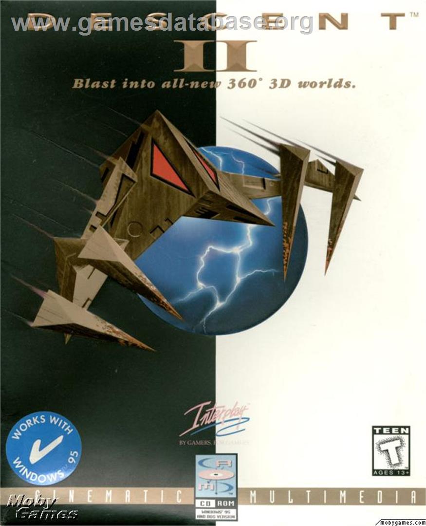 Descent 2 - Microsoft DOS - Artwork - Box