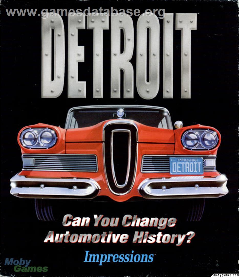 Detroit - Microsoft DOS - Artwork - Box