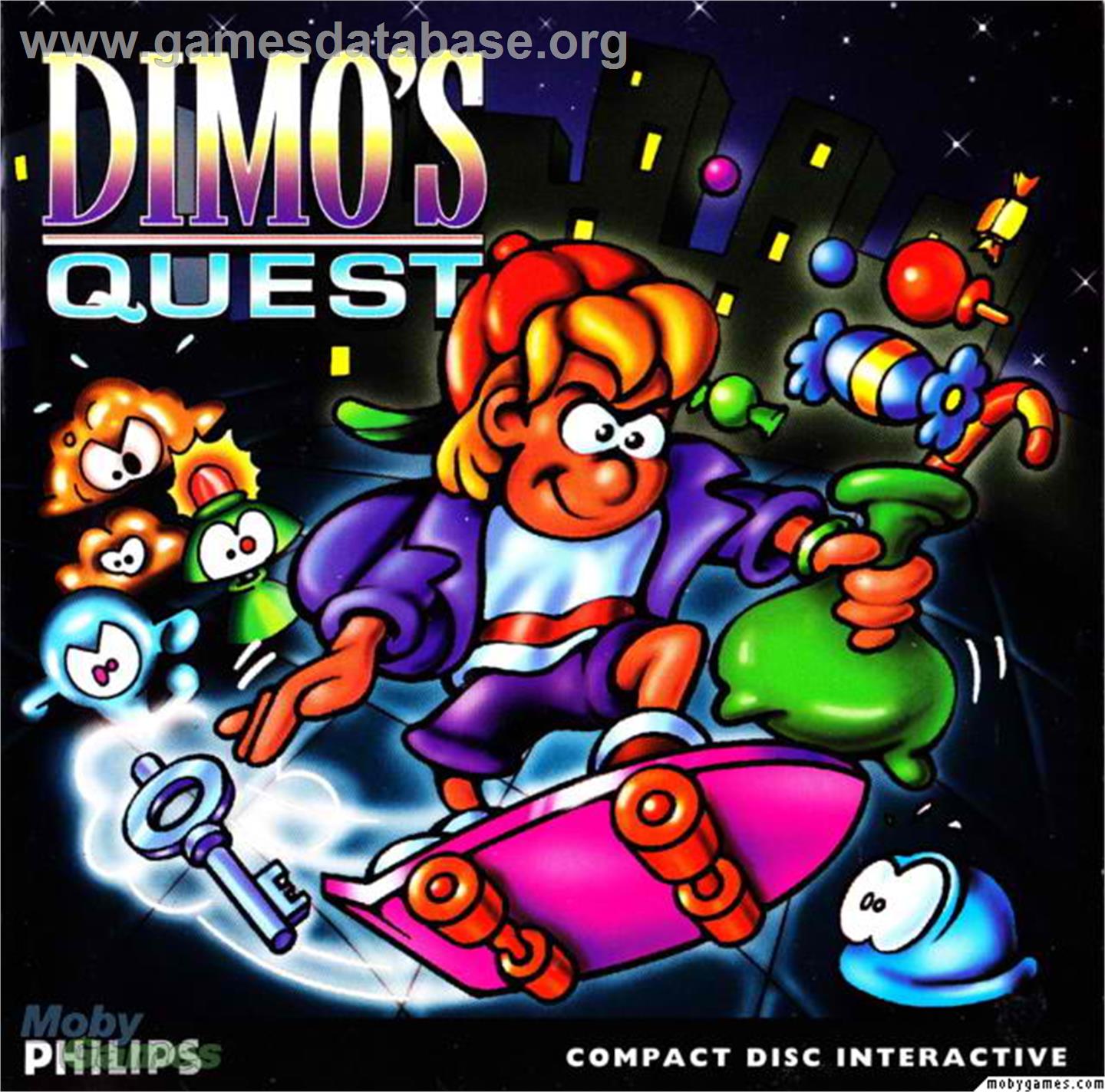 Dimo's Quest - Microsoft DOS - Artwork - Box