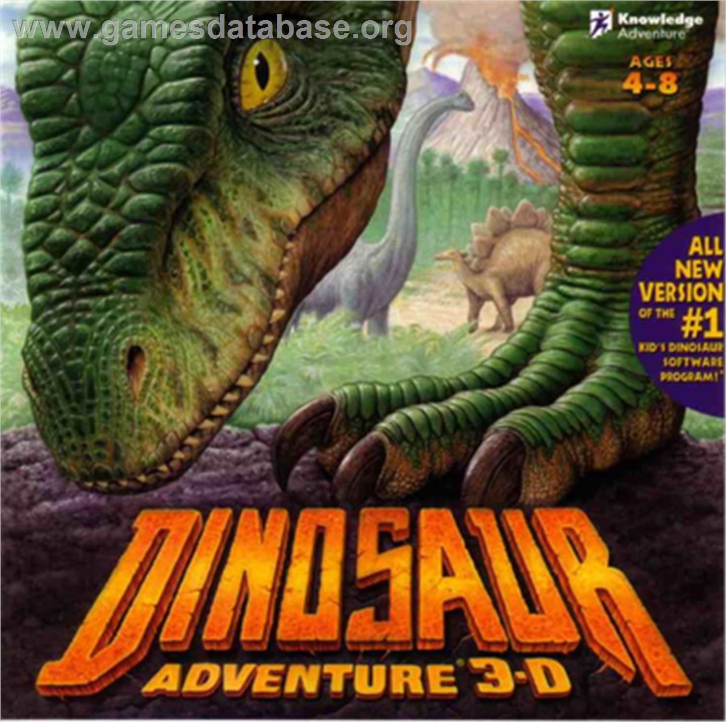 Dinosaur Adventure - Microsoft DOS - Artwork - Box