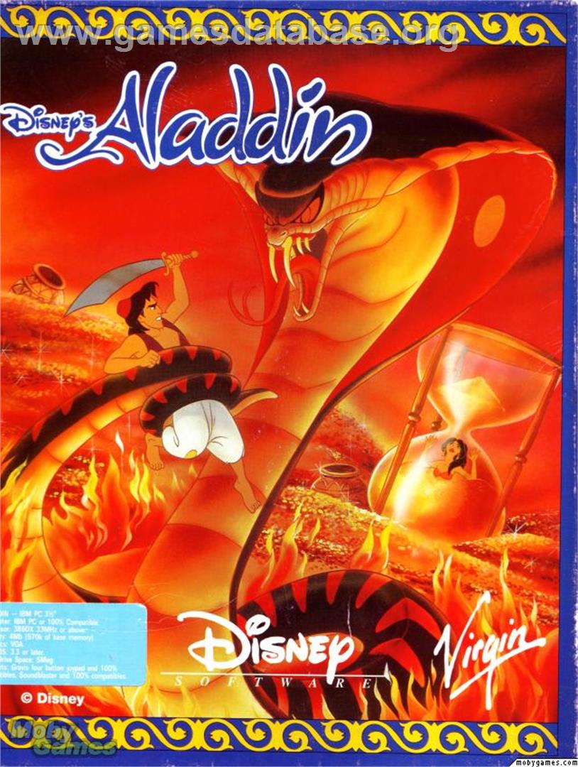 Disney's Aladdin - Microsoft DOS - Artwork - Box