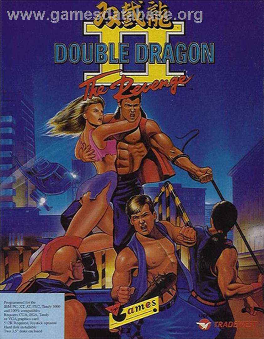 Double Dragon 2 - The Revenge - Microsoft DOS - Artwork - Box