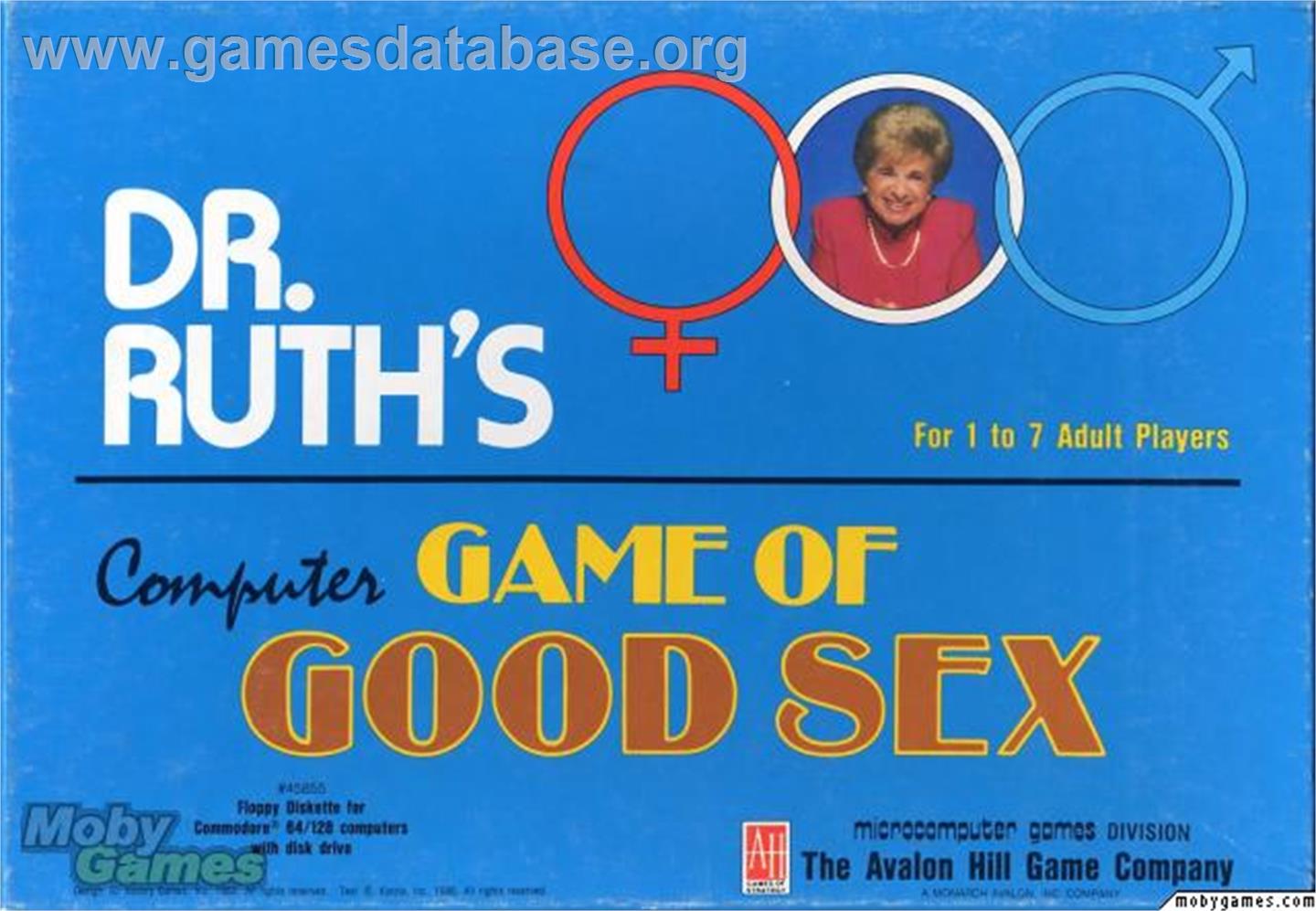 Dr. Ruth's Computer Game of Good Sex - Microsoft DOS - Artwork - Box
