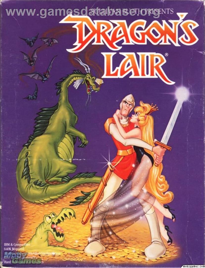 Dragon's Lair CD-ROM - Microsoft DOS - Artwork - Box