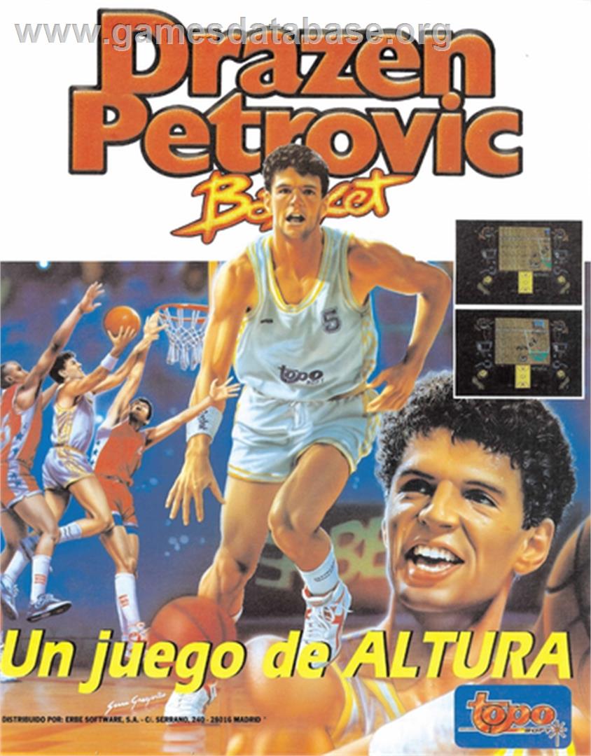 Drazen Petrovic Basket - Microsoft DOS - Artwork - Box