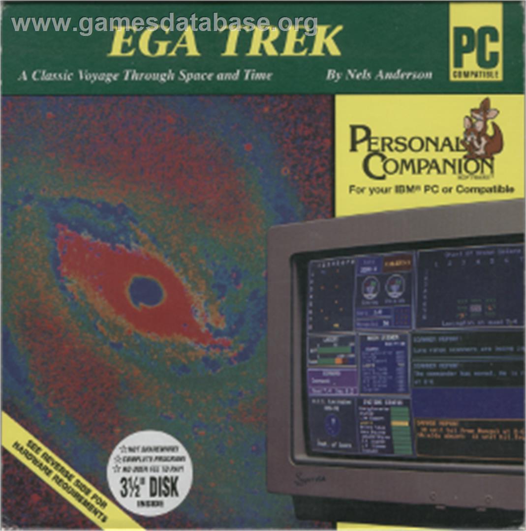 EGATrek - Microsoft DOS - Artwork - Box