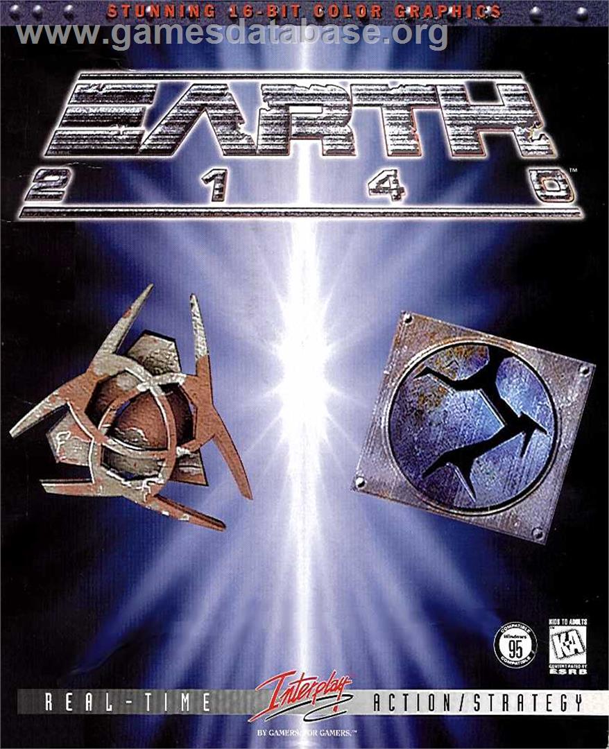 Earth 2140 - Microsoft DOS - Artwork - Box