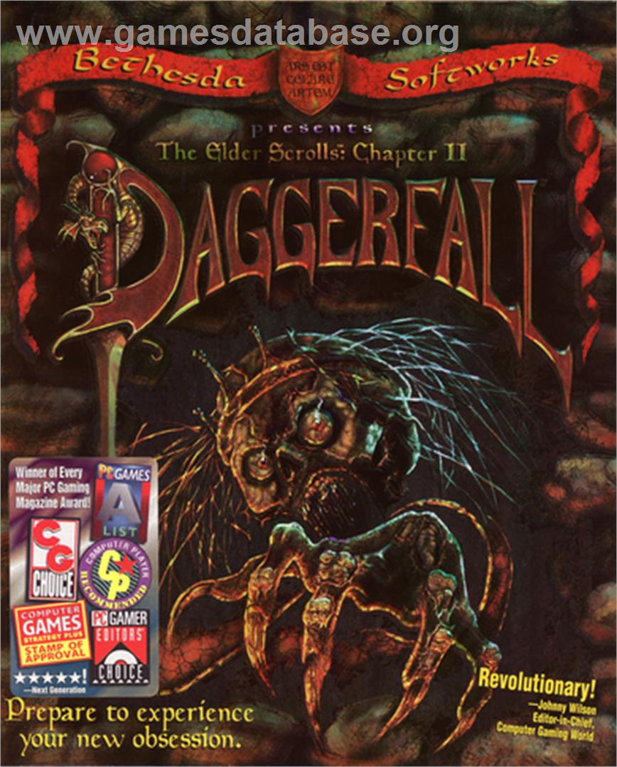 Elder Scrolls - Daggerfall, The - Microsoft DOS - Artwork - Box