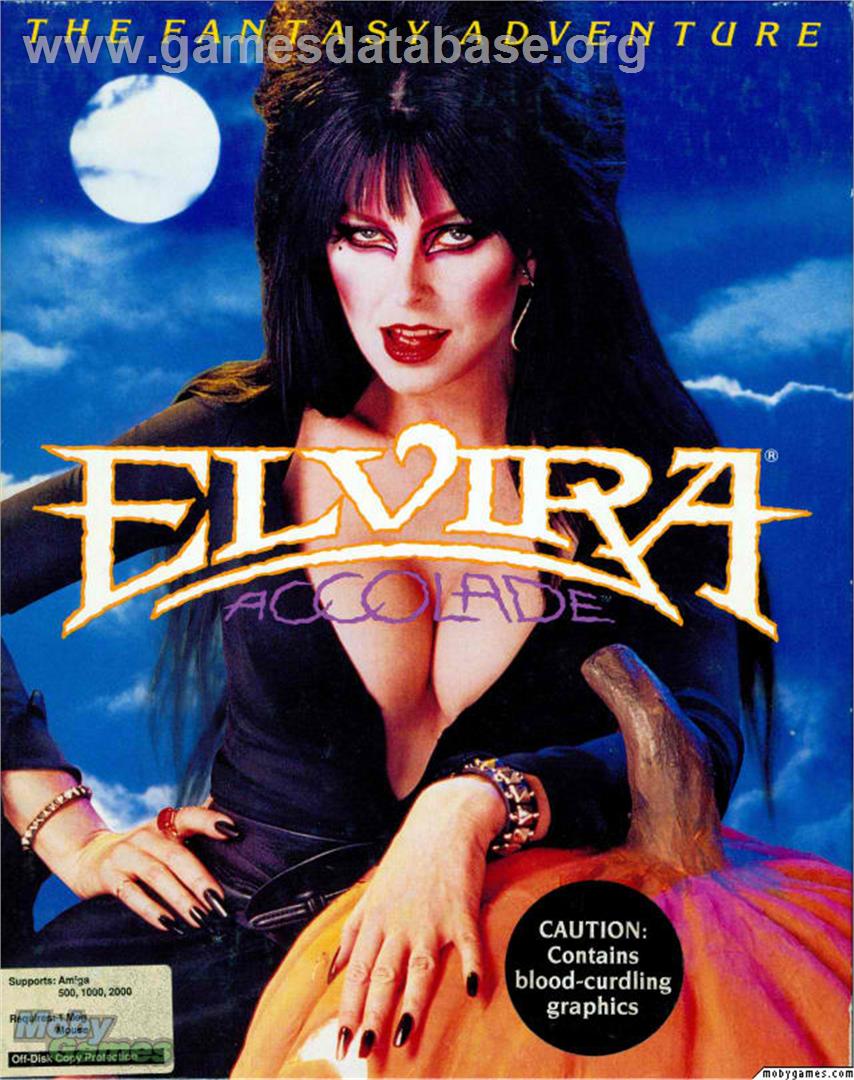 Elvira - Microsoft DOS - Artwork - Box