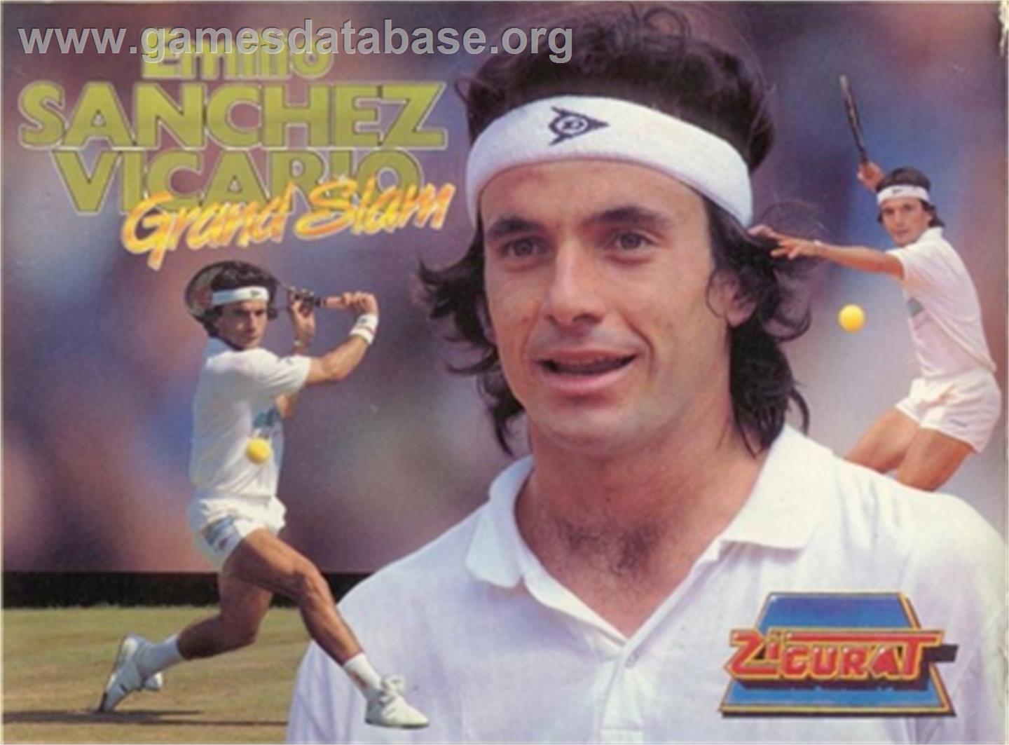 Emilio Sanchez Vicario Grand Slam - Microsoft DOS - Artwork - Box
