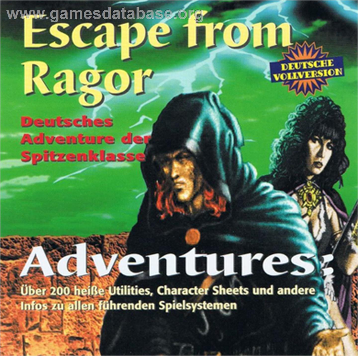 Escape from Ragor - Microsoft DOS - Artwork - Box