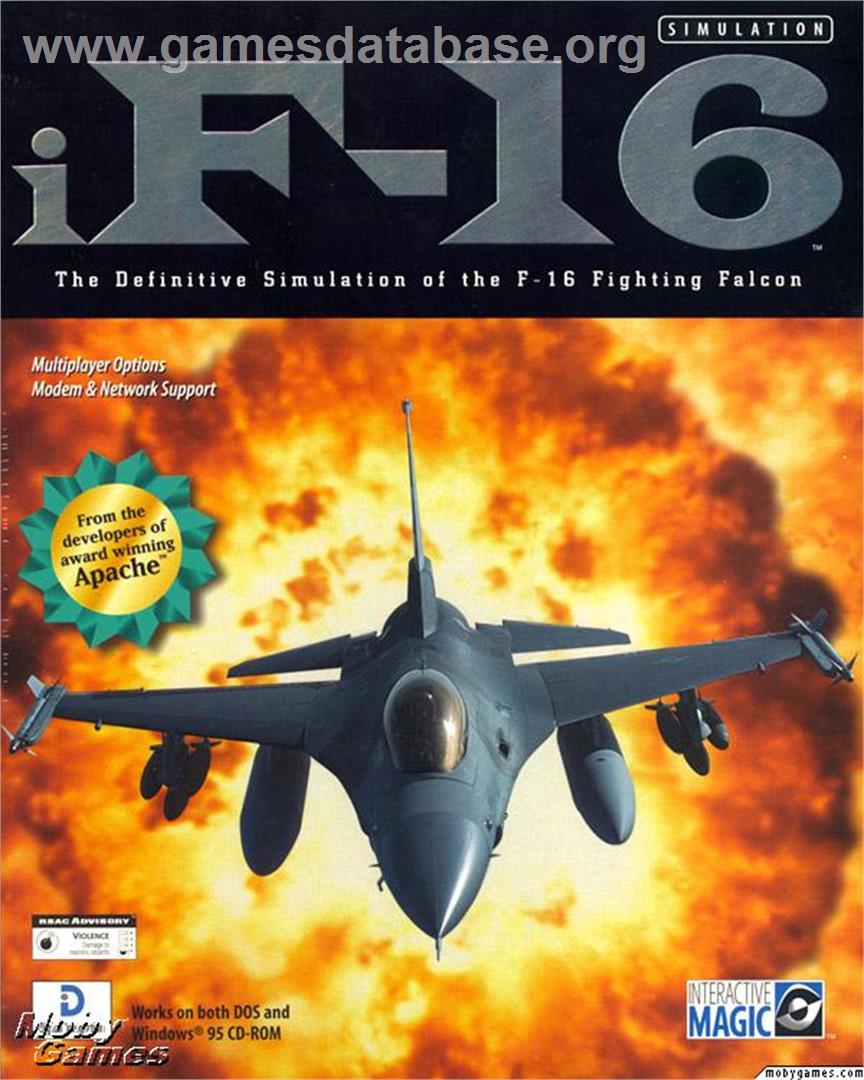F-16 Fighting Falcon - Microsoft DOS - Artwork - Box