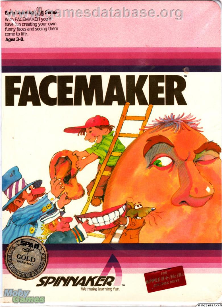 FaceMaker - Microsoft DOS - Artwork - Box