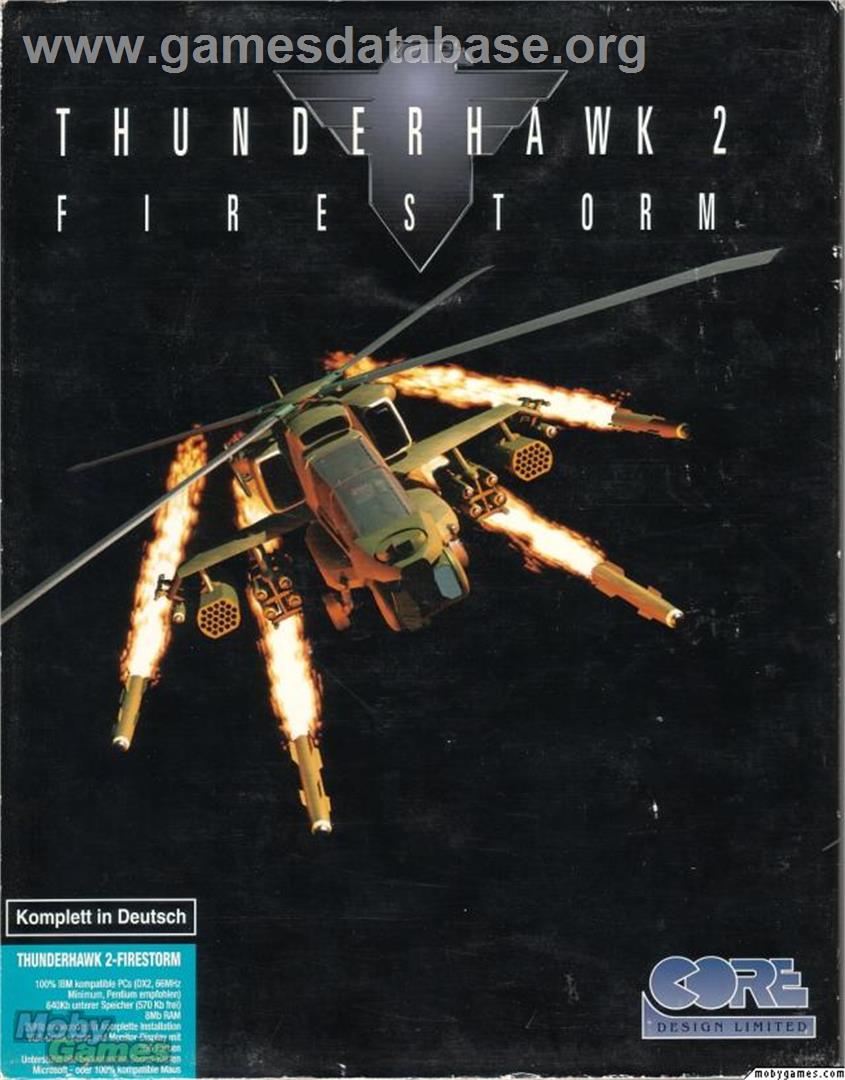 Firestorm - Thunderhawk 2 - Microsoft DOS - Artwork - Box