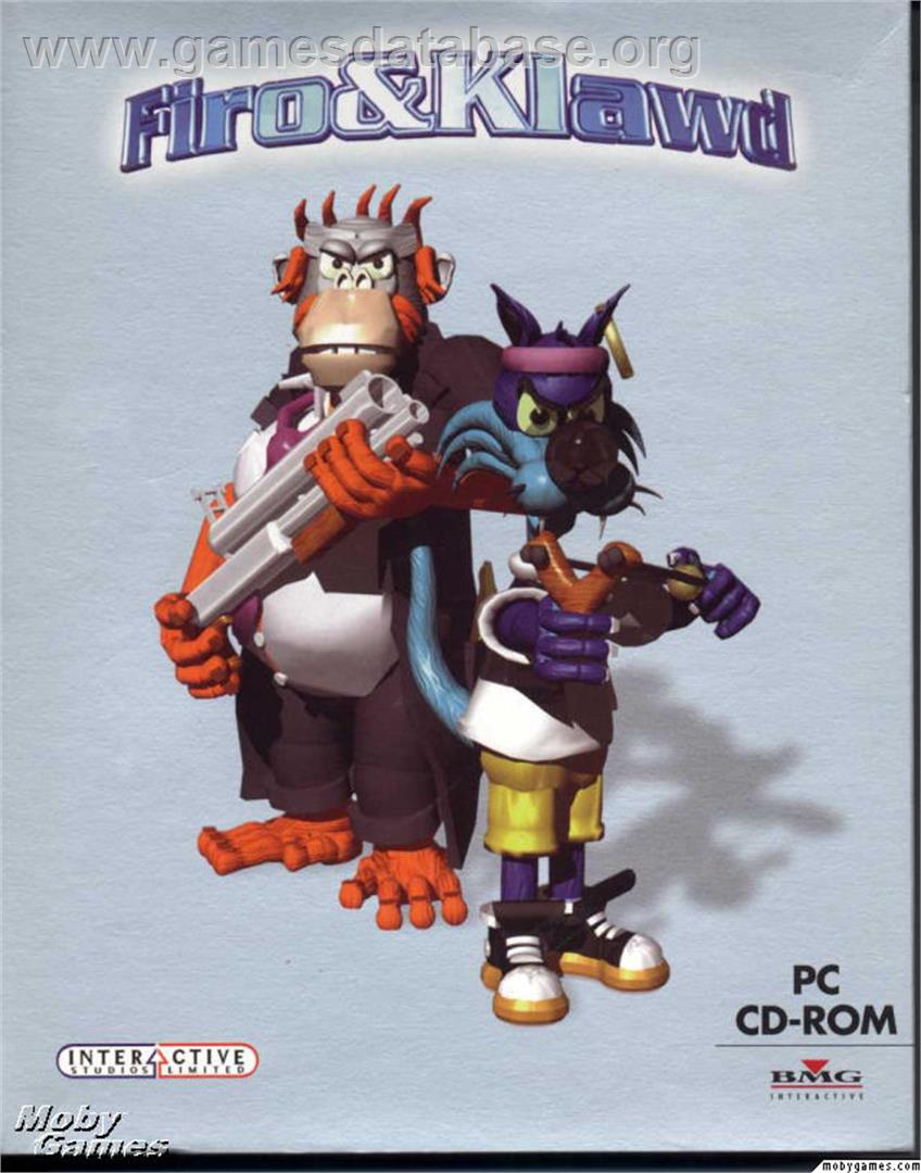 Firo & Klawd - Microsoft DOS - Artwork - Box