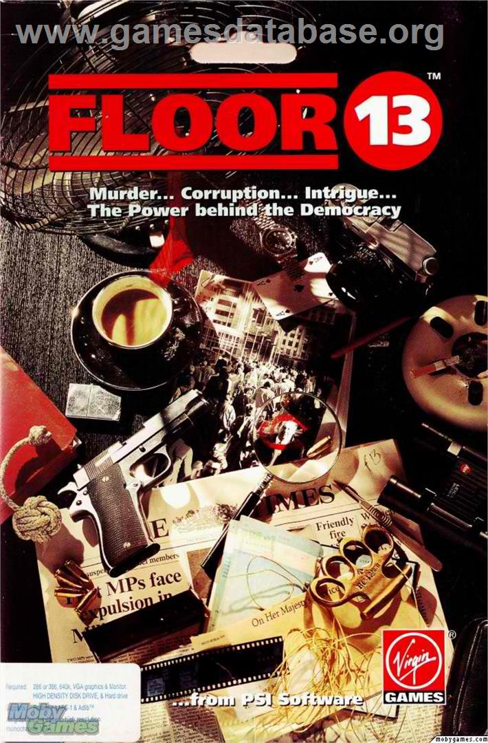 Floor 13 - Microsoft DOS - Artwork - Box