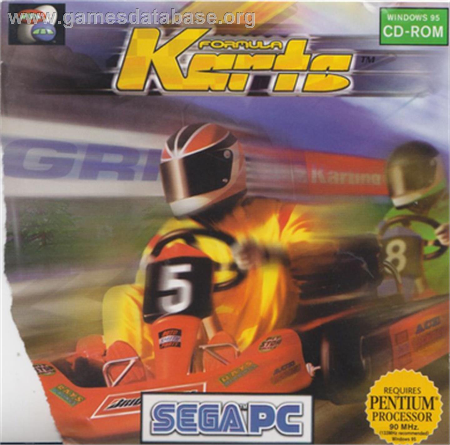 Formula Karts - Microsoft DOS - Artwork - Box