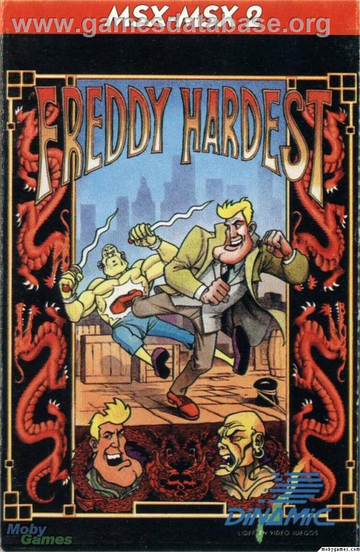 Freddy Hardest in South Manhattan - Microsoft DOS - Artwork - Box