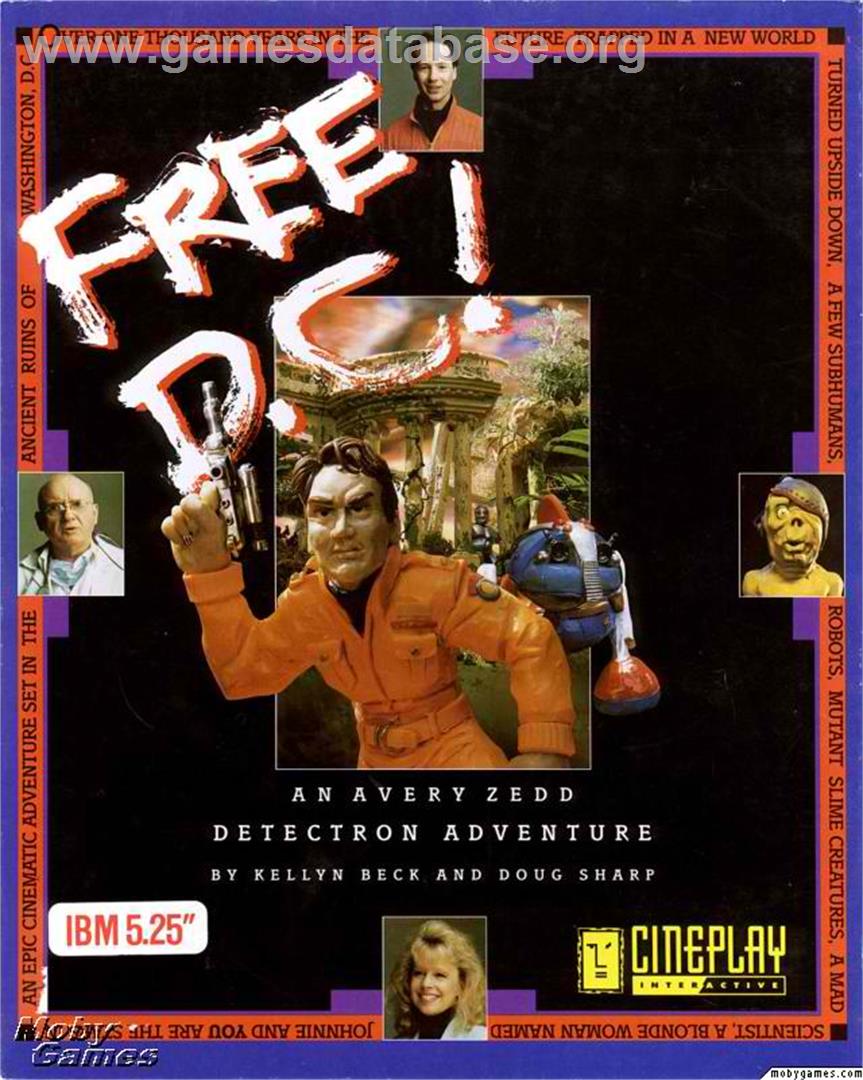 Free D.C! - Microsoft DOS - Artwork - Box