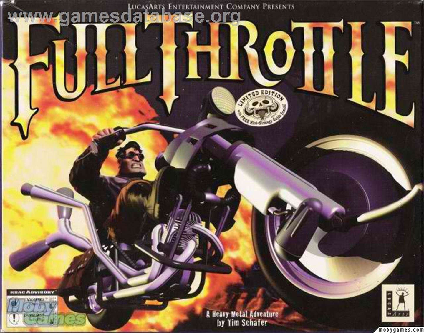 Full Throttle - Microsoft DOS - Artwork - Box