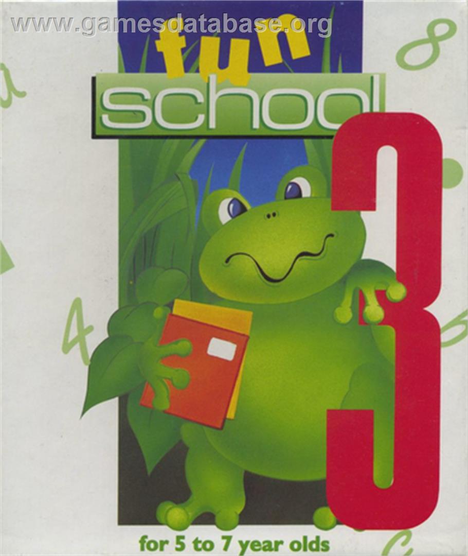 Fun School 3 - for 5 to 7 Year Olds - Microsoft DOS - Artwork - Box