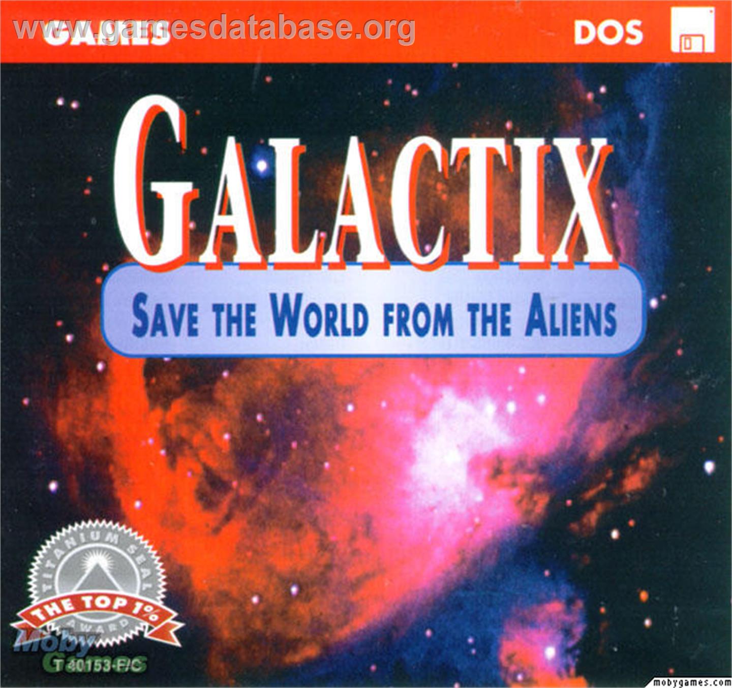 Galactix (1992) - Microsoft DOS - Artwork - Box