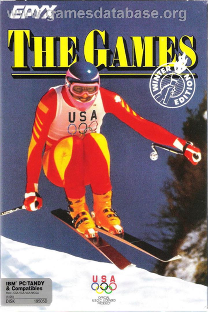 Games, The - Winter Edition - Microsoft DOS - Artwork - Box