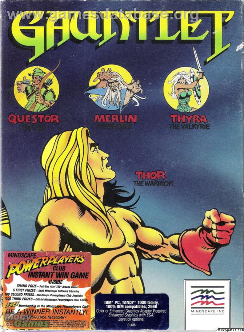 Gauntlet - Microsoft DOS - Artwork - Box