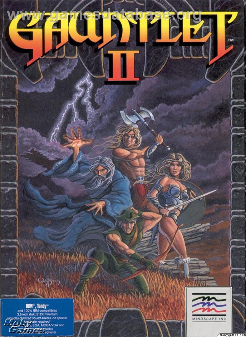 Gauntlet 2 - Microsoft DOS - Artwork - Box