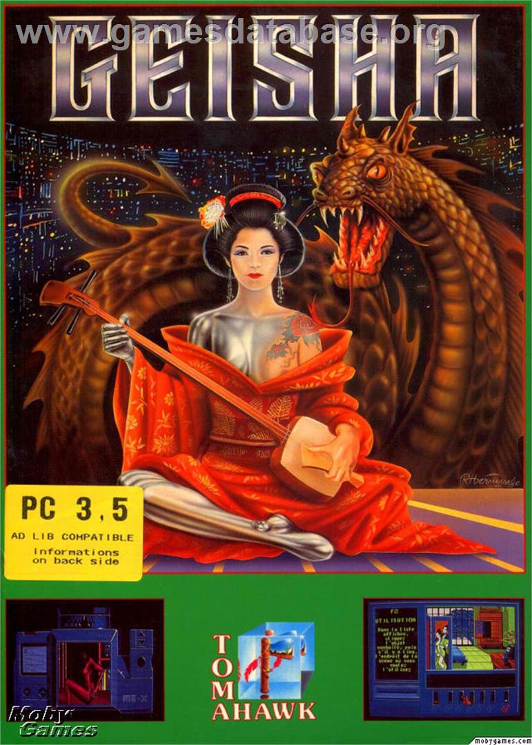 Geisha - Microsoft DOS - Artwork - Box