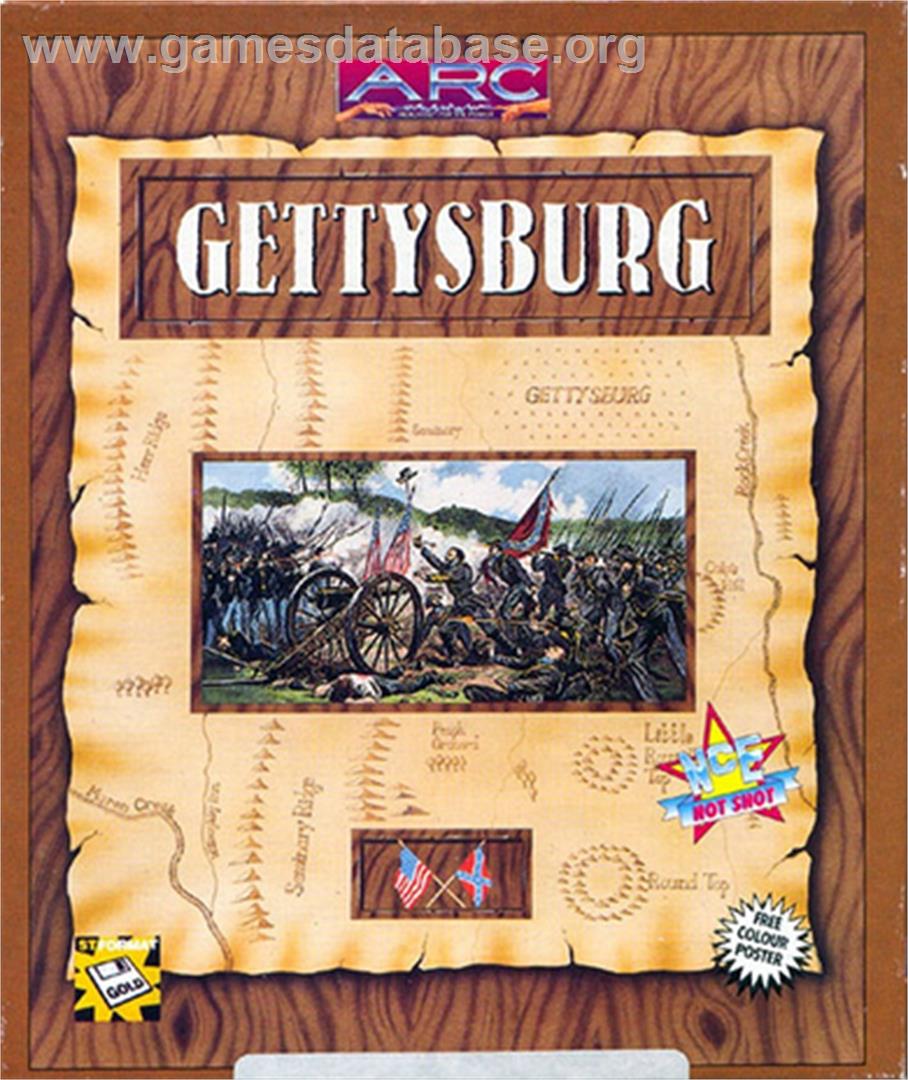 Gettysburg (1990) - Microsoft DOS - Artwork - Box